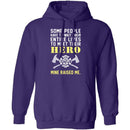 My Hero Raised Me Firefighter T-Shirt CustomCat