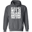 My Husband's Wife Is Awesome T-Shirt CustomCat