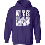 My Husband's Wife Is Awesome T-Shirt CustomCat