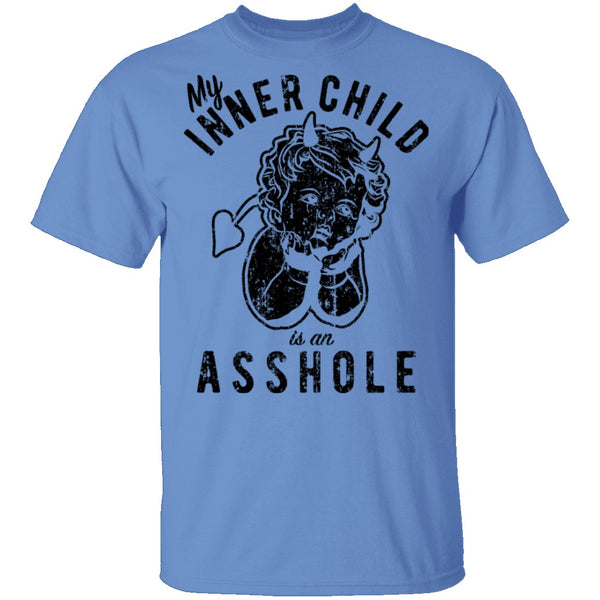 My Inner Child Is An Asshole T-Shirt CustomCat