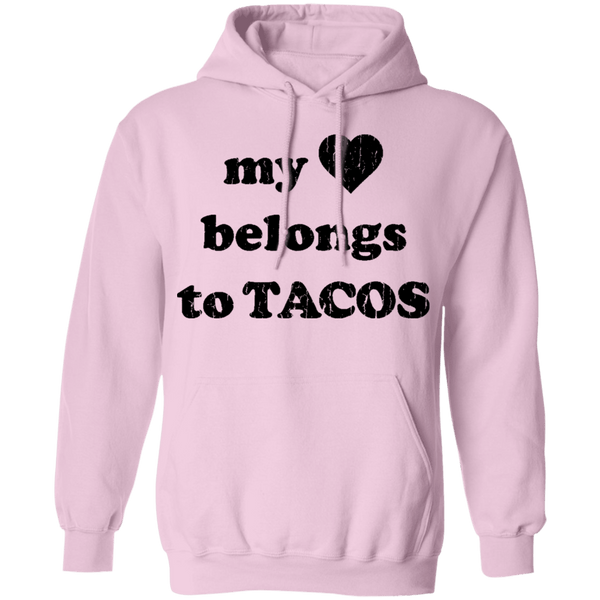 My Love Belongs To Tacos T-Shirt CustomCat