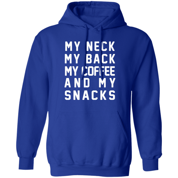 My Neck My Back My Coffee And My Snacks T-Shirt CustomCat