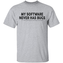 My Software Never Has Bugs T-Shirt