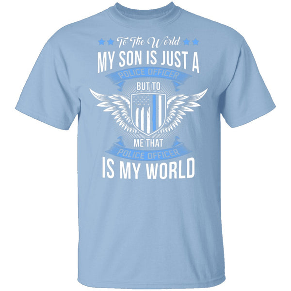 My Son Is My World T-Shirt CustomCat