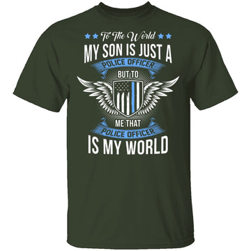My Son Is My World T-Shirt CustomCat