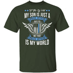 My Son Is My World T-Shirt CustomCat