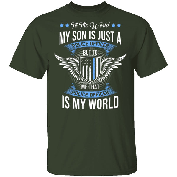 My Son Is My World T-Shirt CustomCat