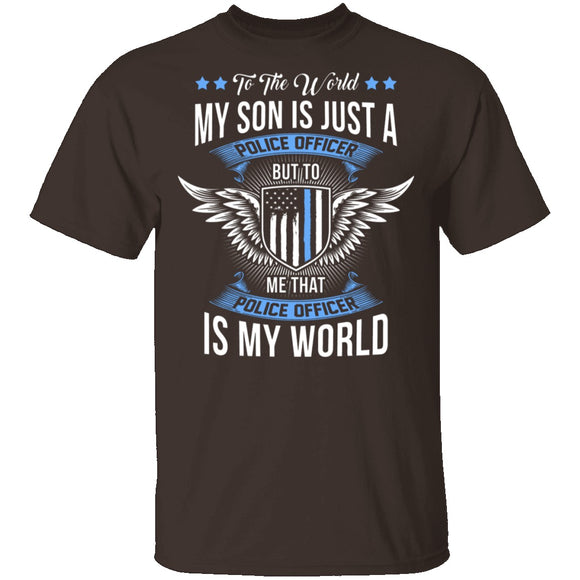 My Son Is My World T-Shirt CustomCat