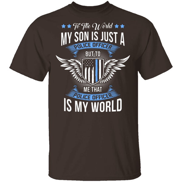 My Son Is My World T-Shirt CustomCat