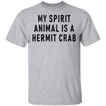 My Spirit Aimal Is A Hermit Crab T-Shirt CustomCat
