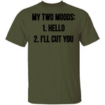 My Two Moods T-Shirt CustomCat