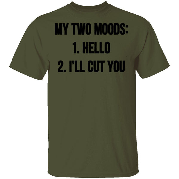 My Two Moods T-Shirt CustomCat