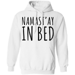 Namastay in Bed T-Shirt CustomCat