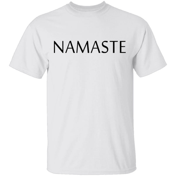 Namaste Text T-Shirt CustomCat