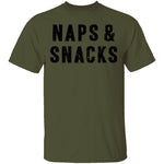 Naps ' Snacks T-Shirt CustomCat