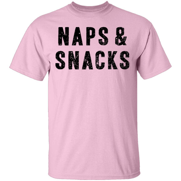 Naps ' Snacks T-Shirt CustomCat