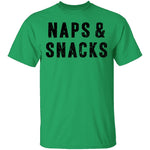 Naps ' Snacks T-Shirt CustomCat