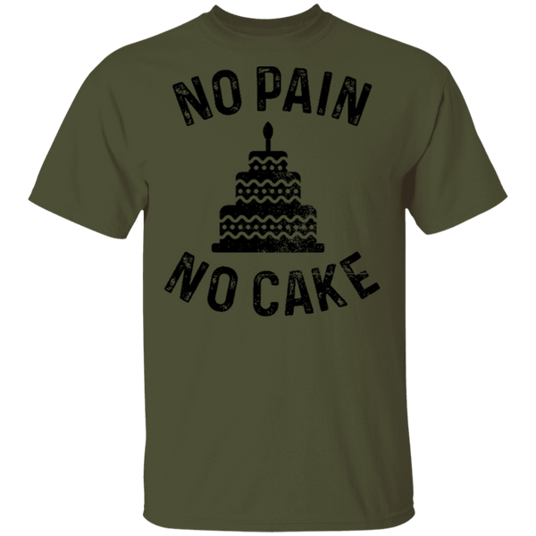 No Pain No Cake T-Shirt CustomCat