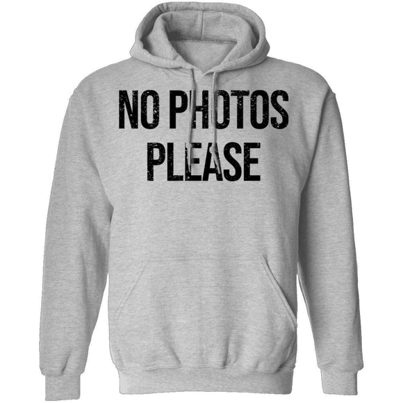 No Photos Please T-Shirt CustomCat