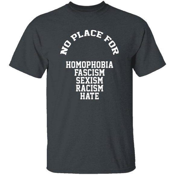 No Place For Hate T-Shirt CustomCat
