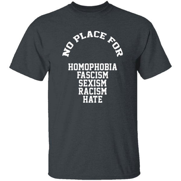 No Place For Hate T-Shirt CustomCat