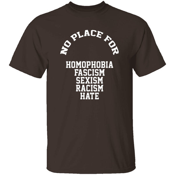 No Place For Hate T-Shirt CustomCat