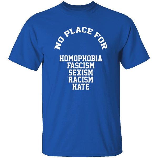 No Place For Hate T-Shirt CustomCat