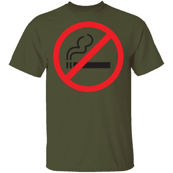 No Smoking T-Shirt CustomCat