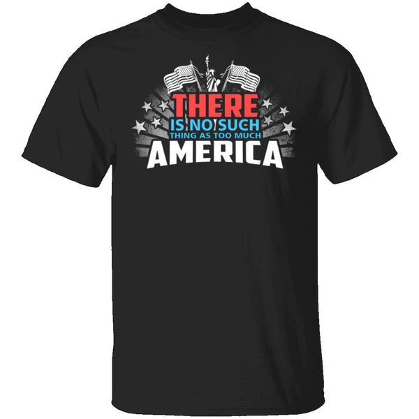 No Such Thing America T-Shirt CustomCat