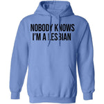Nobody Knows I'm A Lesbian T-Shirt CustomCat