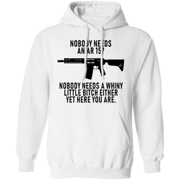 Nobody Needs An AR 15 T-Shirt CustomCat