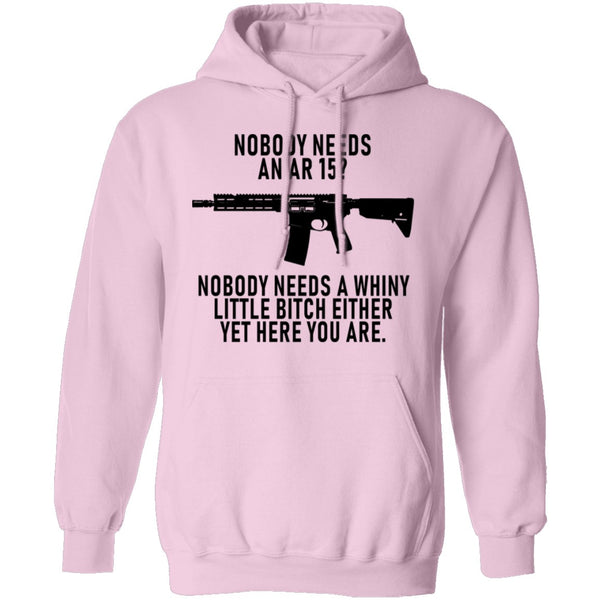Nobody Needs An AR 15 T-Shirt CustomCat