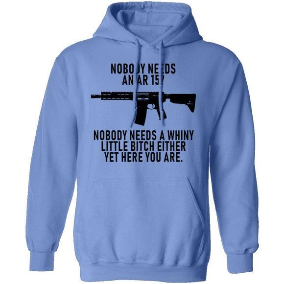 Nobody Needs An AR 15 T-Shirt CustomCat