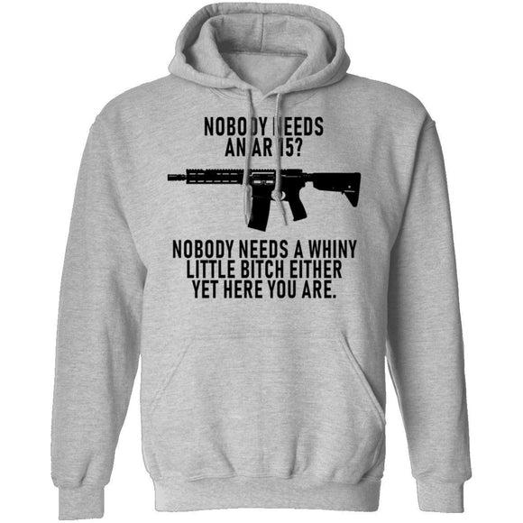 Nobody Needs An AR 15 T-Shirt CustomCat