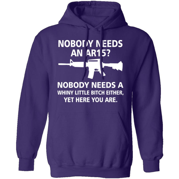 Nobody Needs An AR15 T-Shirt CustomCat