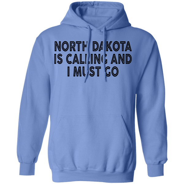 North Dakota Is Calling And I Must Go T-Shirt CustomCat
