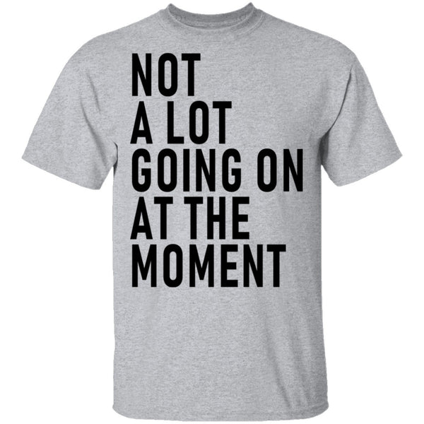 Not A Lot Going On At The Moment T-Shirt CustomCat