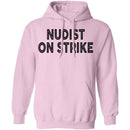 Nudist On Strike T-Shirt CustomCat