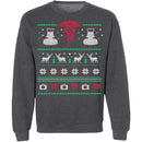 Nurse Ugly Christmas Sweater CustomCat