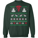 Nurse Ugly Christmas Sweater CustomCat