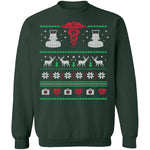 Nurse Ugly Christmas Sweater CustomCat