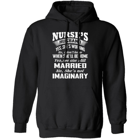 Nurse's Husband T-Shirt CustomCat