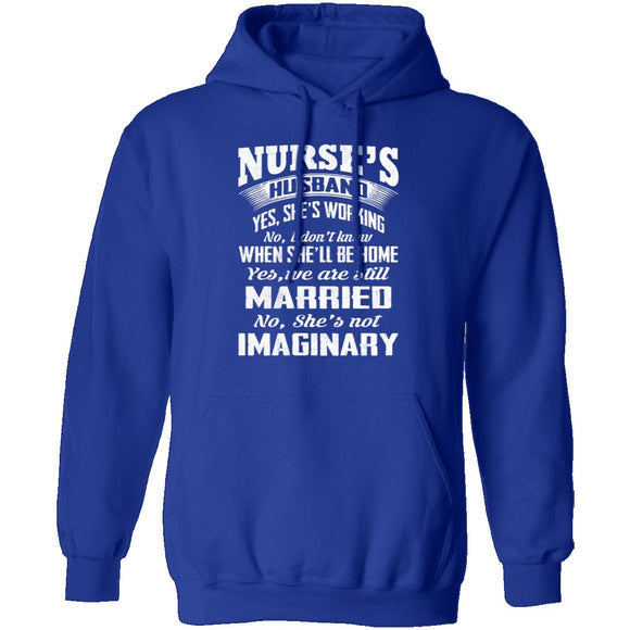 Nurse's Husband T-Shirt CustomCat