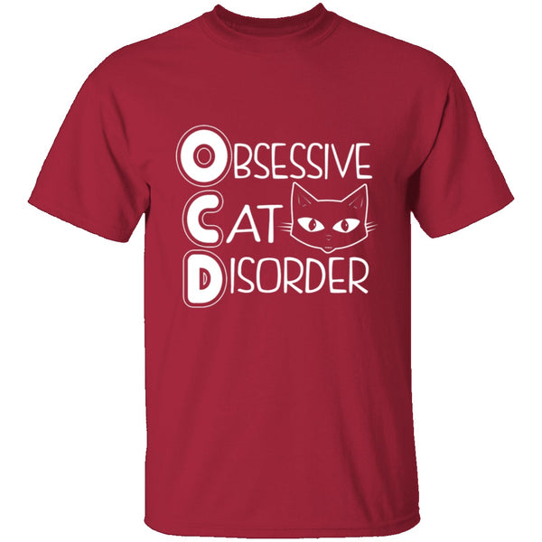 Obsessive Cat Disorder T-Shirt CustomCat