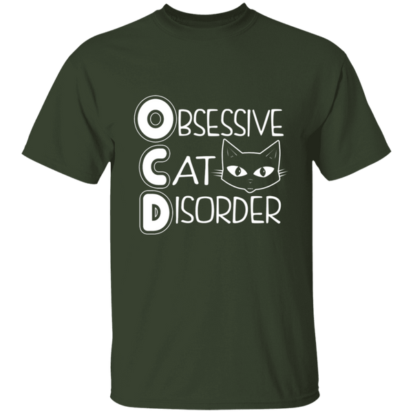 Obsessive Cat Disorder T-Shirt CustomCat