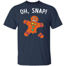 Oh Snap Gingerbread Man T-Shirt CustomCat