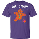 Oh Snap Gingerbread Man T-Shirt CustomCat