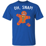 Oh Snap Gingerbread Man T-Shirt CustomCat