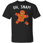 Oh Snap Gingerbread Man T-Shirt CustomCat