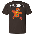 Oh Snap Gingerbread Man T-Shirt CustomCat